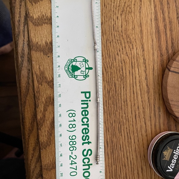 Pandora silver snake heart charm bracelet - Picture 3 of 3